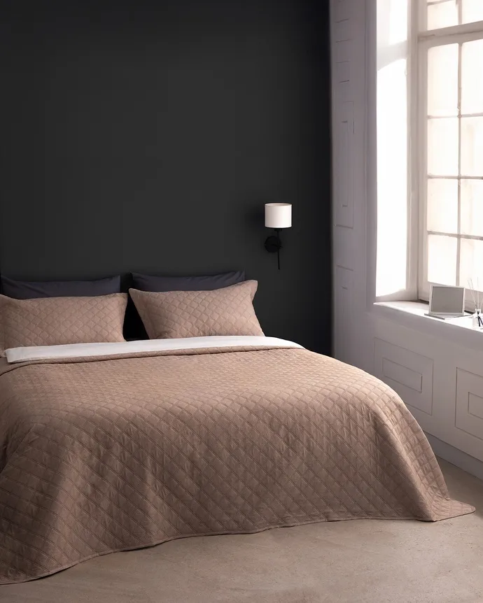 Relinda Çift Kişilik Yatak Örtüsü - Haki